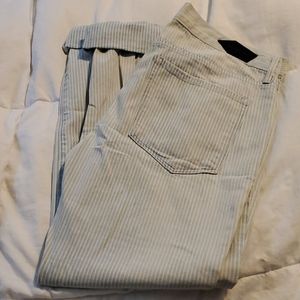 Paradise Mine Pinstripe Jeans Pants Size 28